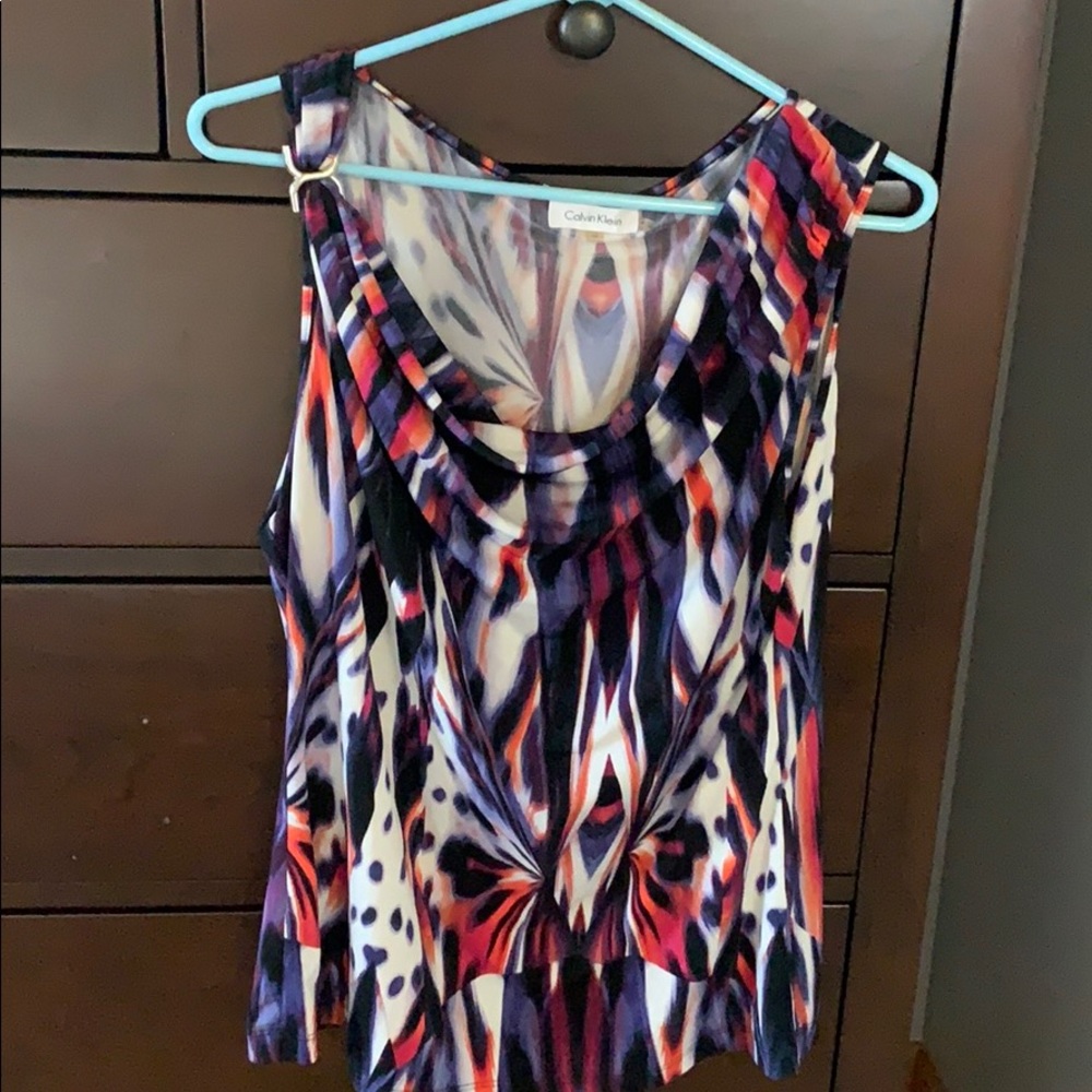 Calvin Klein gently worn sleeveless medium top.